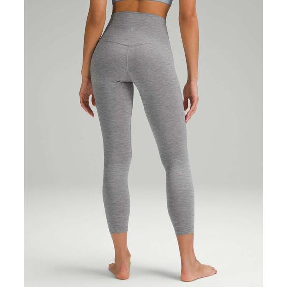 Lululemon Heather Gray Align 25" Size 10 - Picture 2 of 3